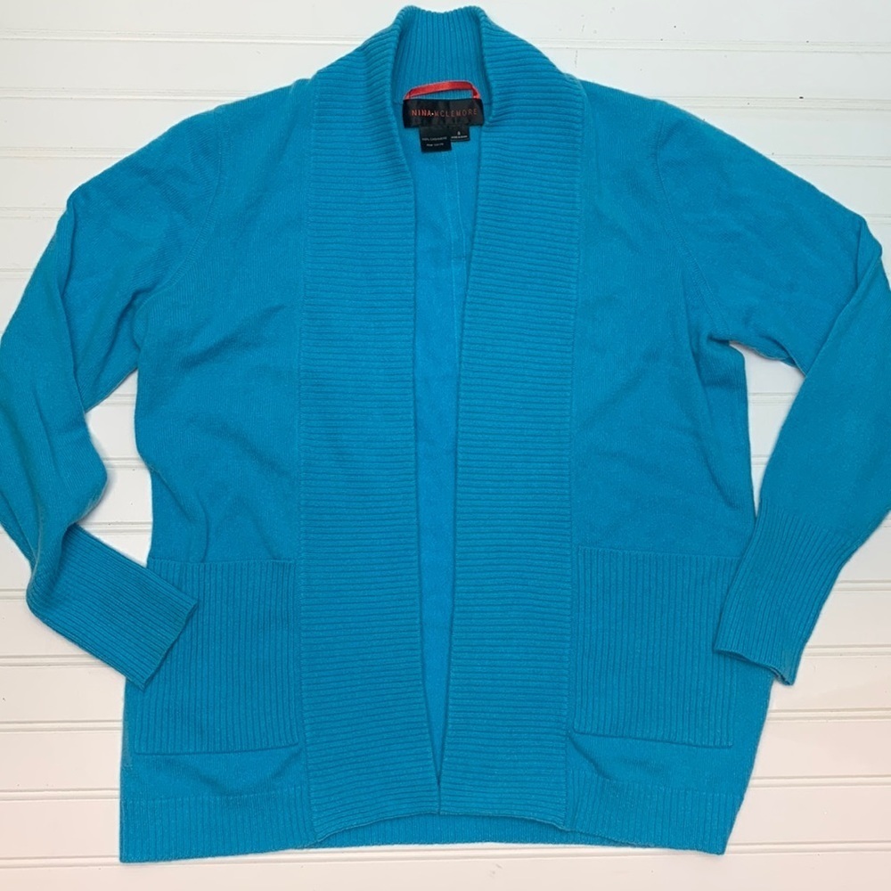 Nina Mclemore 100% cashmere cardigan S